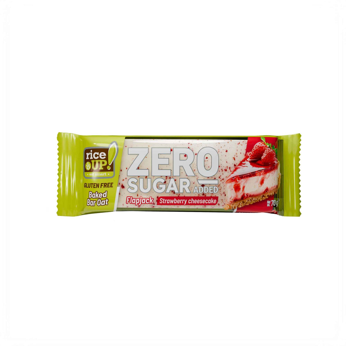 RiceUP! ZERO SUGAR - Flapjack bar - 70g - Nutra Best Europe