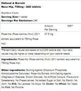 Rose hanche 750 mg - 240 comprimés