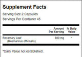 Rosemary 400 mg - 90 capsules