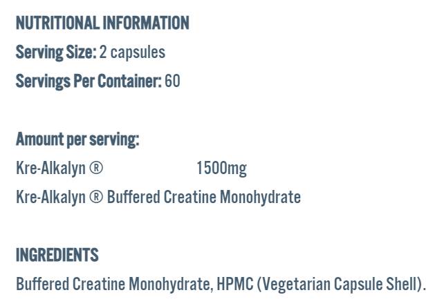 Kre-alcalyn 1500 - 120 capsules