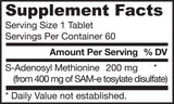 SAM-E 200 mg - 60 comprimés