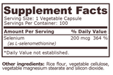 <tc>Pure Nutrition</tc> - SÉLÉNIUM 200 mcg - 100 Gélules Végétales