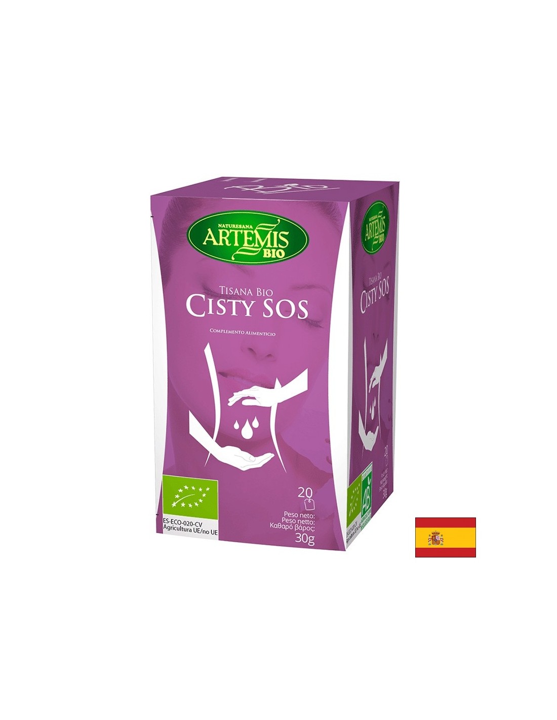 Thé biologique de la cystite SOS, 20 sacs filtrants