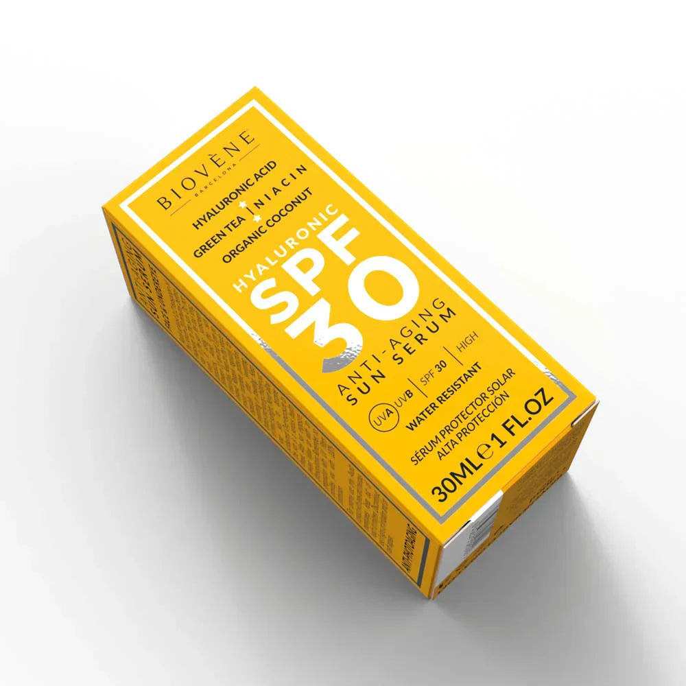 Anti-âge pour le visage SPF 30 avec acide hyaluronique - 30 ml