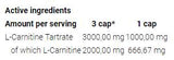 L-Carnitine 3000 Caps - 120 capsules