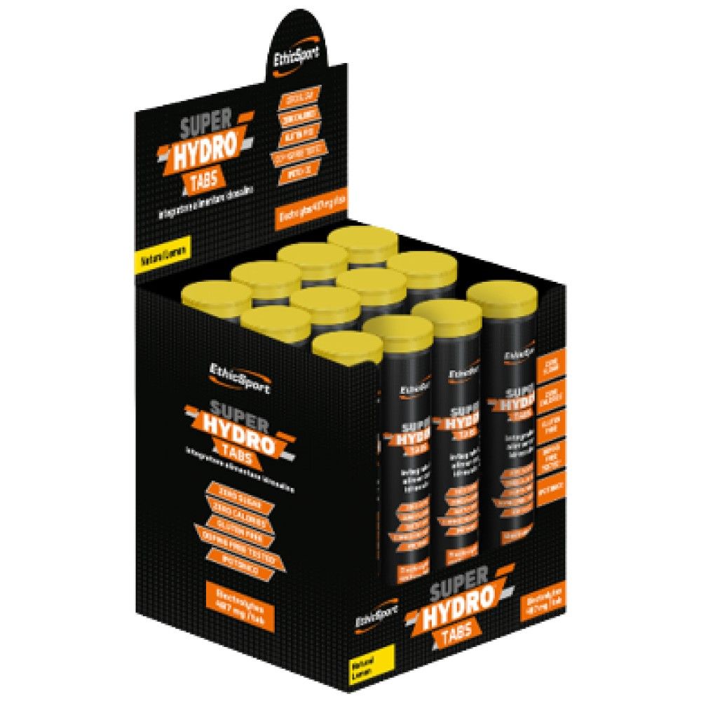 Super Hydro Tabs | Tabs effervescents isotoniques - 12 x 20 comprimés solubles
