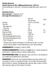 Huile de foie de morue arctique 1060 mg - 237 ml
