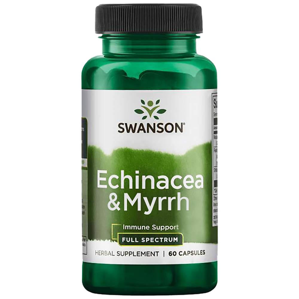 Échinacée et myrrhe de génie 60 capsules de gomme 60