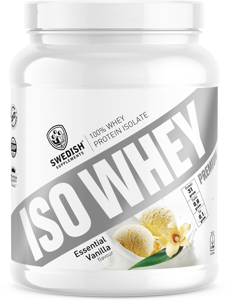 <tc>Swedish Supplements</tc> Protéine de lactosérum ISO/Isolat de protéines de qualité supérieure [700 grammes, 20 doses]