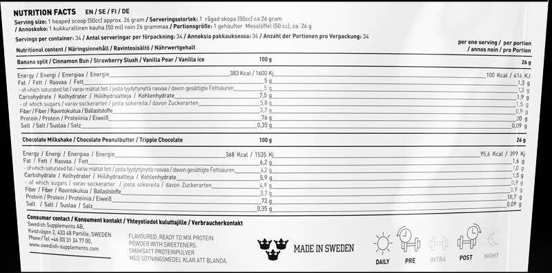 <tc>Swedish Supplements</tc> Lifestyle Whey [900 grammes, 34 doses]