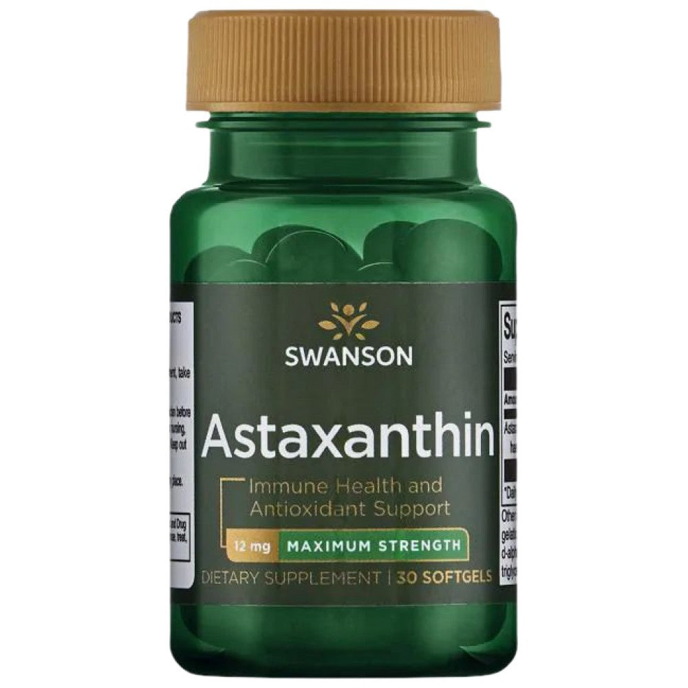 Astaxanthine 12 mg - 30 capsules de gel