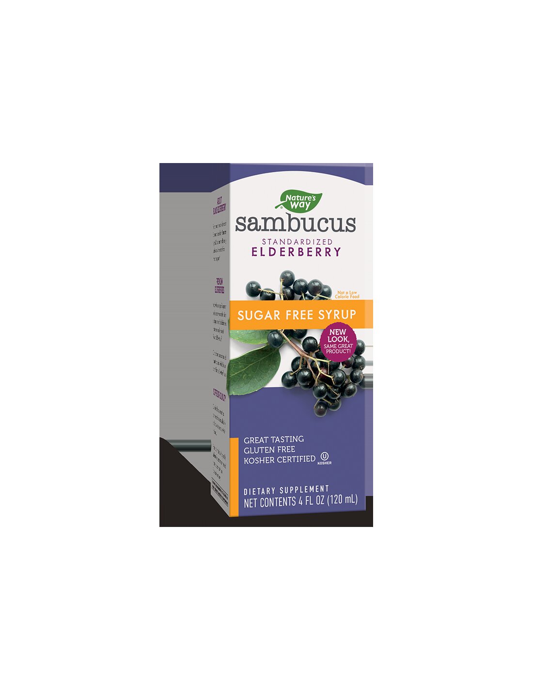Sambucus Sirop sans sucre x 120 ml de la nature