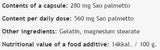 Saw Palmetto 280 mg - 100 capsules