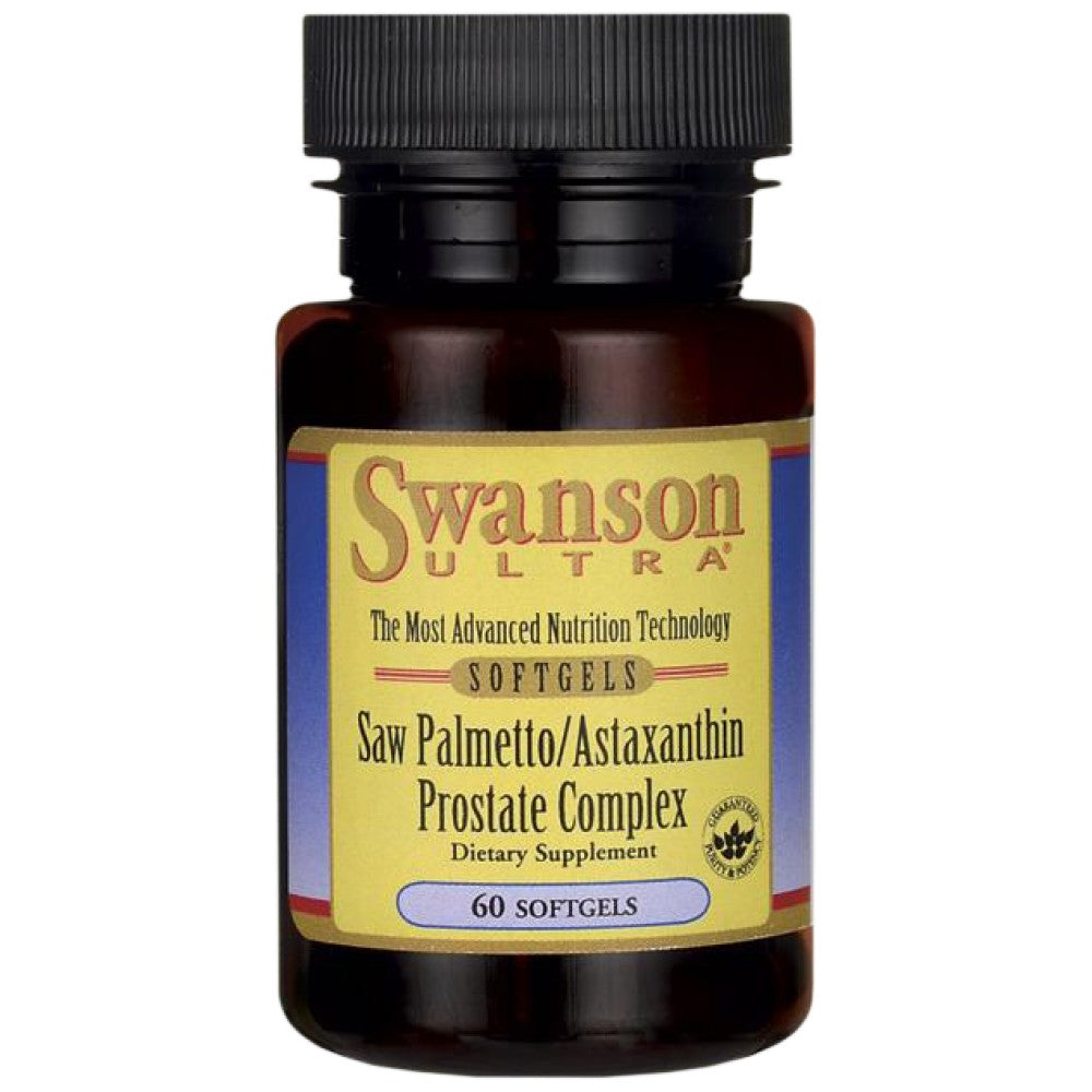 Saw Palmetto/Astaxanthin Complexe de la prostate 60 capsules de gel