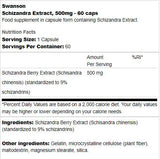 Schizandra extrait 500 mg 60 capsules