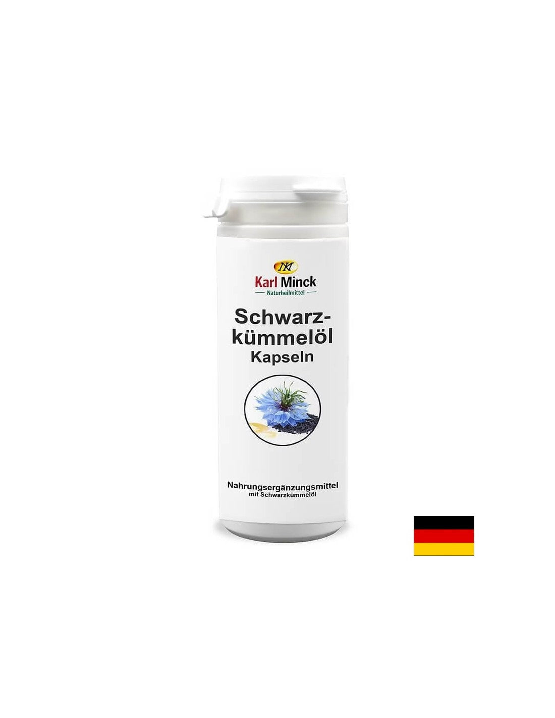 Schwarzkümmelöl - Huile de cumin noir 500 mg, 100 gélules <tc>Karl Minck</tc>
