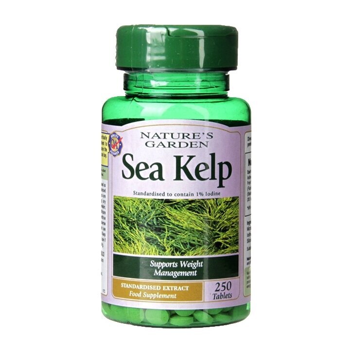 Vare de mer (Kelp de mer) (algues, iode 15 mg) 525 mg 250 comprimés Holland & Barrett