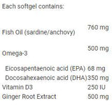 SEA LICIEL OMEGA 3 BELLY TO BABY DHA pour les femmes enceintes 816 mg 60 capsules de gel