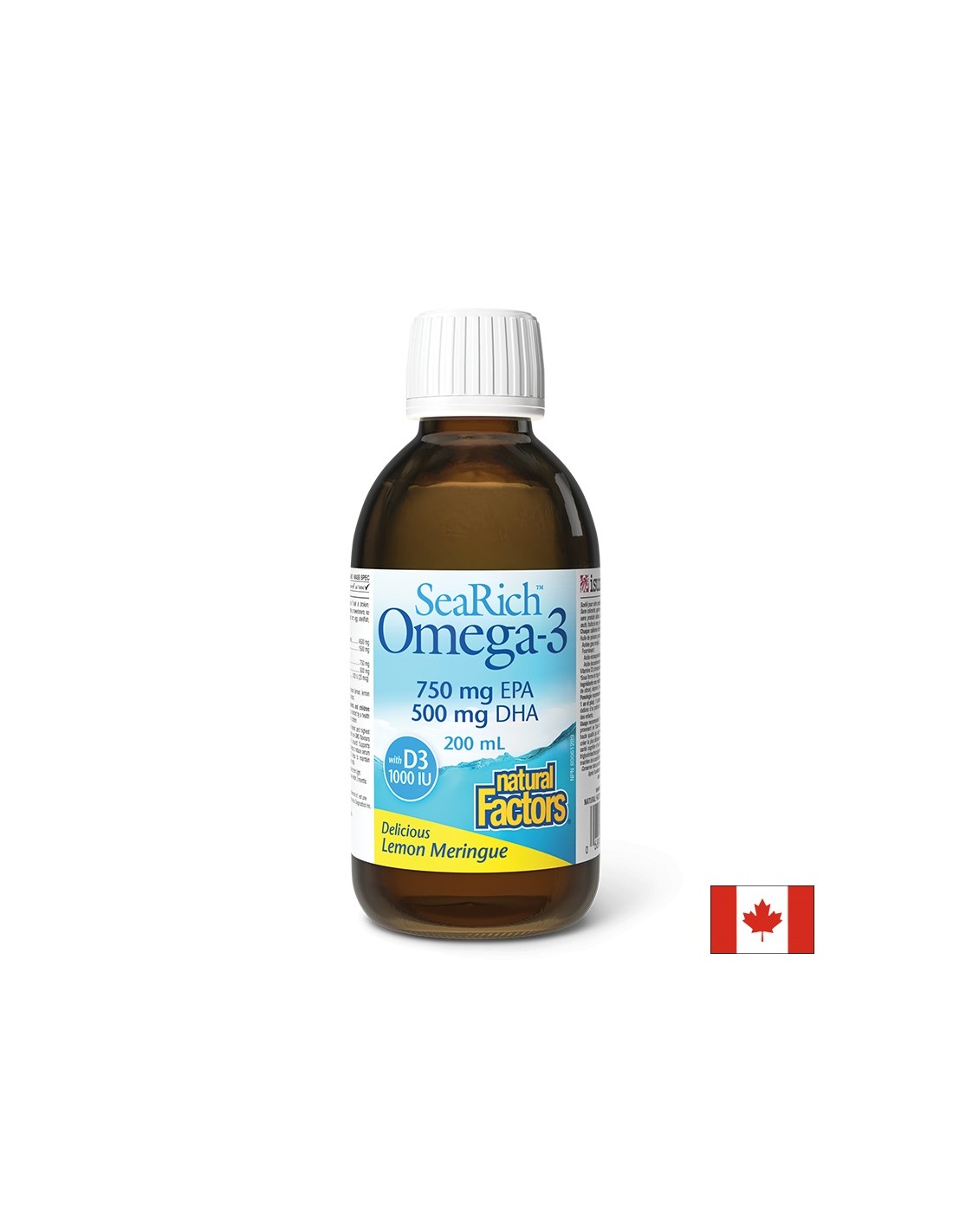 SEARICH OMEGA-3 4500MG | Avec de la vitamine D3 1000 UI - 200 ml