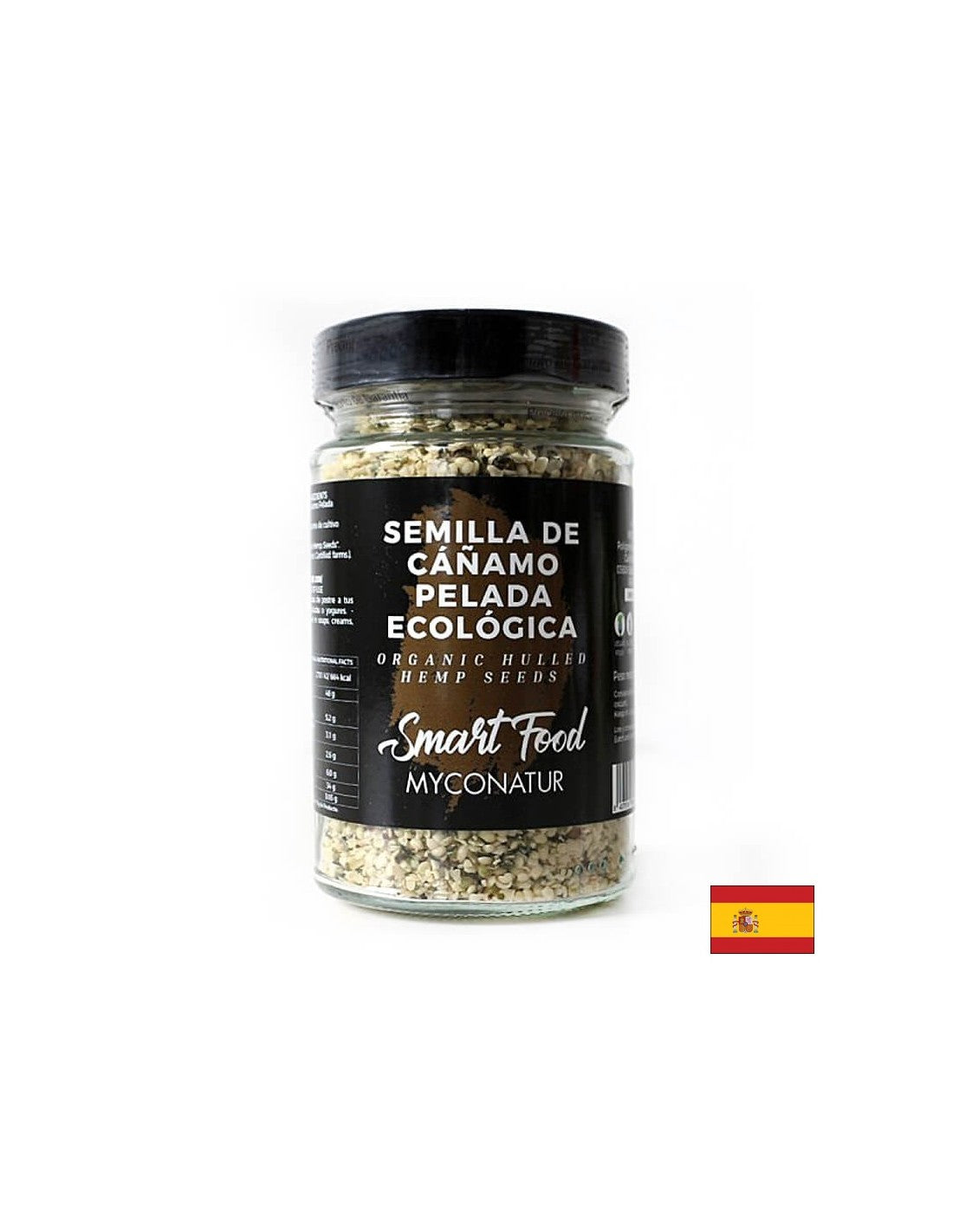 Graines de chanvre biologique pelées - Semilla de canamo pelada, Bio, 200 g <tc>Myconatur</tc>