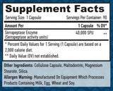 Serrapeptase/40000 SPU/90 VCAPS