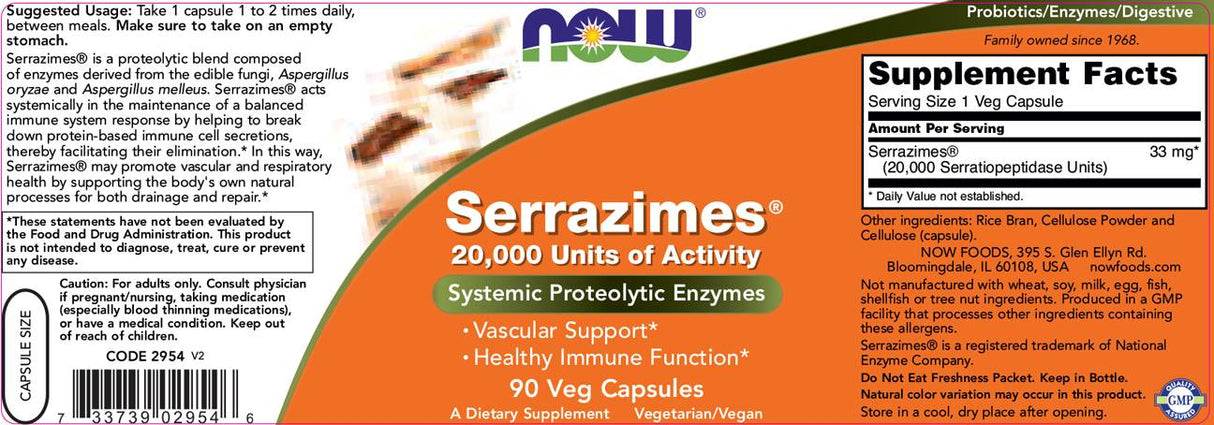 Serrazimes ® 20 000 unités/90 VCAP. - 0