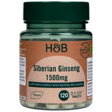 Ginseng sibérien 1500 mg - 120 comprimés