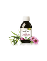 Sirop propolis Bio (avec du miel, de l'eucalyptus et de l'échinacée), 150 ml de Famille Mary