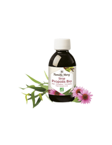Sirop propolis Bio (avec du miel, de l'eucalyptus et de l'échinacée), 150 ml de Famille Mary