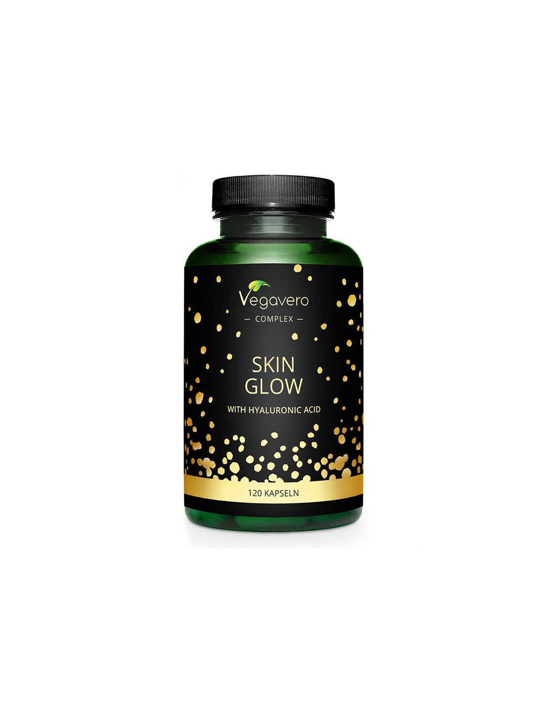 Formule de lueur de la peau pour la peau radieuse et jeune - acide hyaluronique, antioxydants, niacine et herbes, 120 capsules pour 40 jours d'utilisation