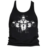 <tc>Skull Labs</tc> Débardeur | Noir-Blanc