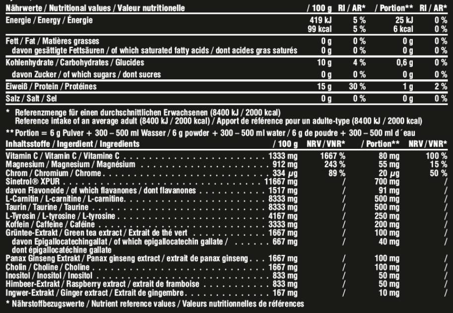 Slimferno | Poudre de brûleur thermogène - 240 grammes