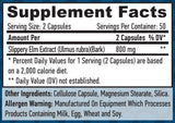 Elm glissant 400 mg./100 VCAPS.