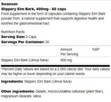 Écorce d'orme glissante 400 mg 60 capsules
