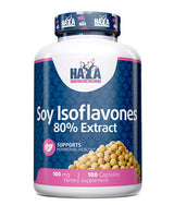 Isoflavones de soja à 80% Extrait des capuchons non GMO 100 mg/100.