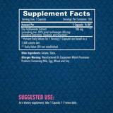 Isoflavones de soja à 80% Extrait des capuchons non GMO 100 mg/100.