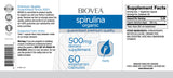 Spiruline organique 500 mg/60 Caps