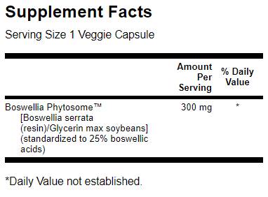 Capsules standardisées Boswellia Phytosome 60