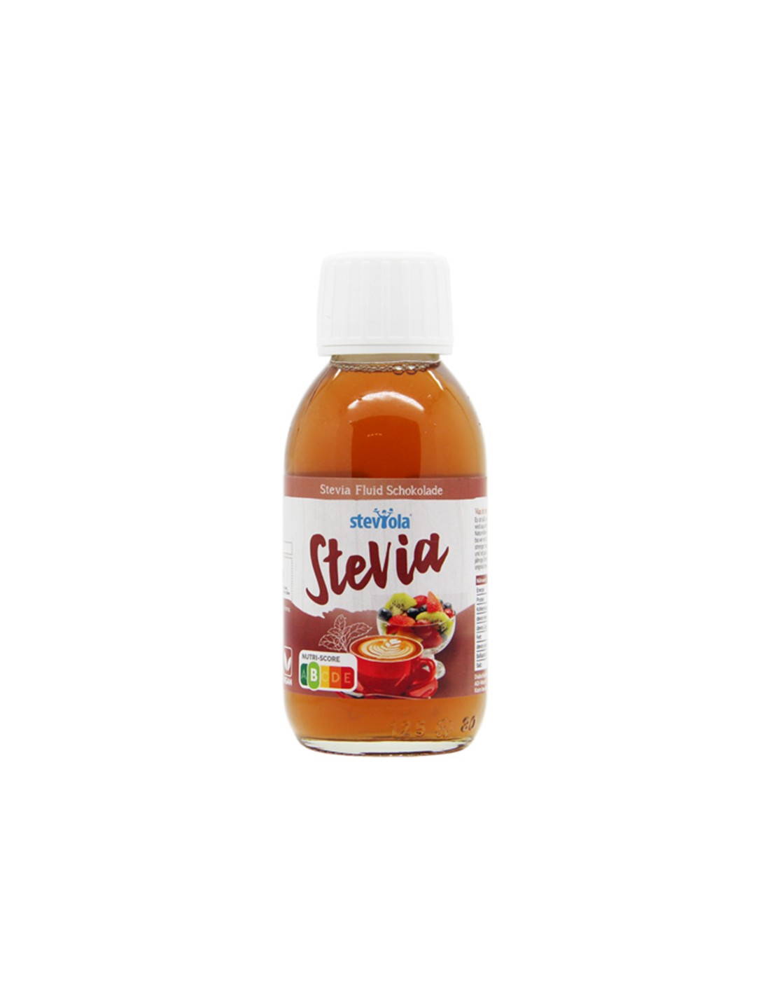 Stevia liquide avec saveur de chocolat Steviola, 125 ml