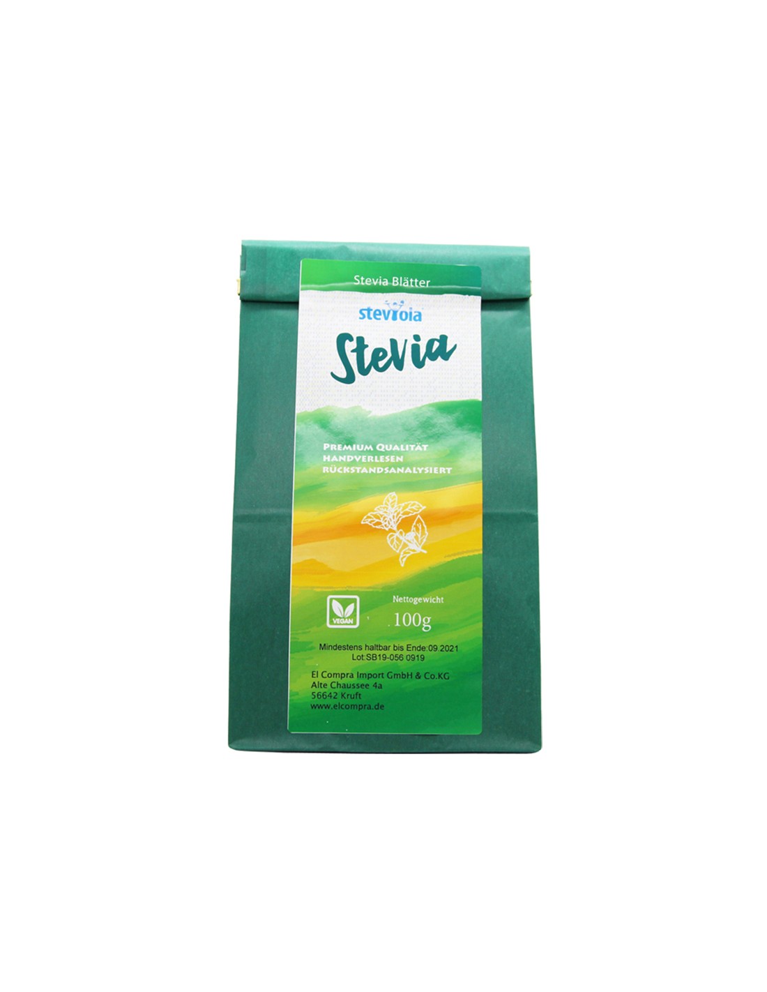 Steviola® Stevia - Stevia (feuilles sèches), 100 g el Compra