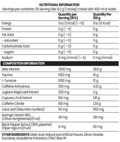 Stim head v3 | Formule caféinée - 205 grammes