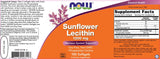 Sunflower Lecithin 1200 mg - 100 capsules de gel