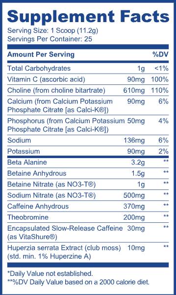 SUNNYD PRE-WORKOUT - 280 grammes