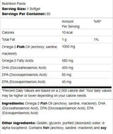 Super DPA Fish Huile 60 Capsules de gel