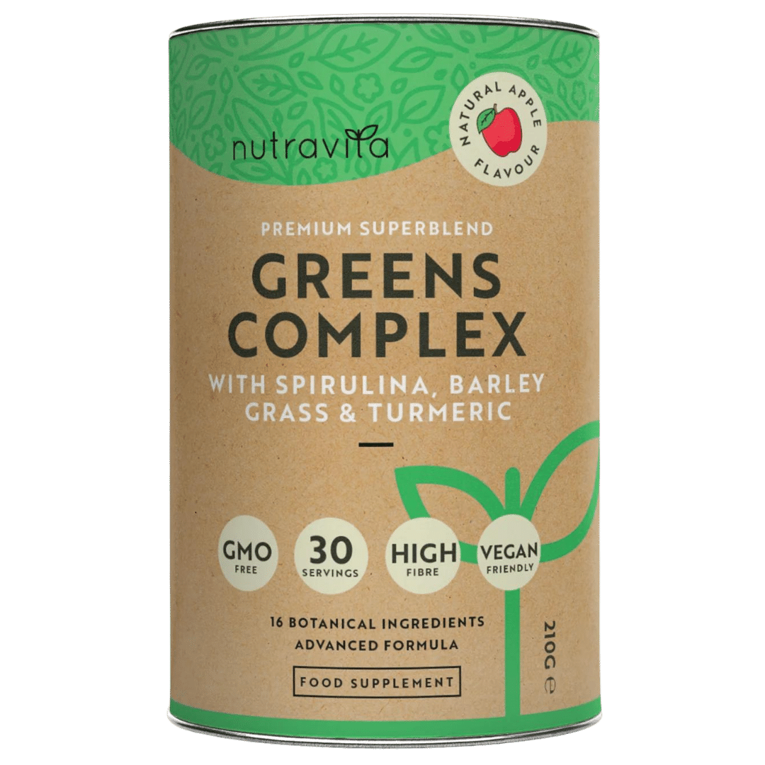 Complexe Super Greens (18 ingrédients actifs) 200 g <tc>Nutravita</tc>