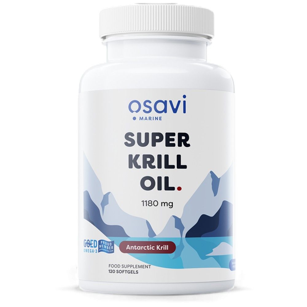 Super Krill Huile 1180 mg - 120 capsules de gel