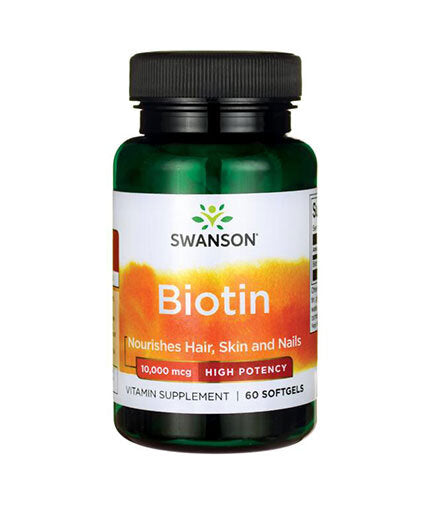 Super force biotine 10 000 mcg - 60 capsules de gel
