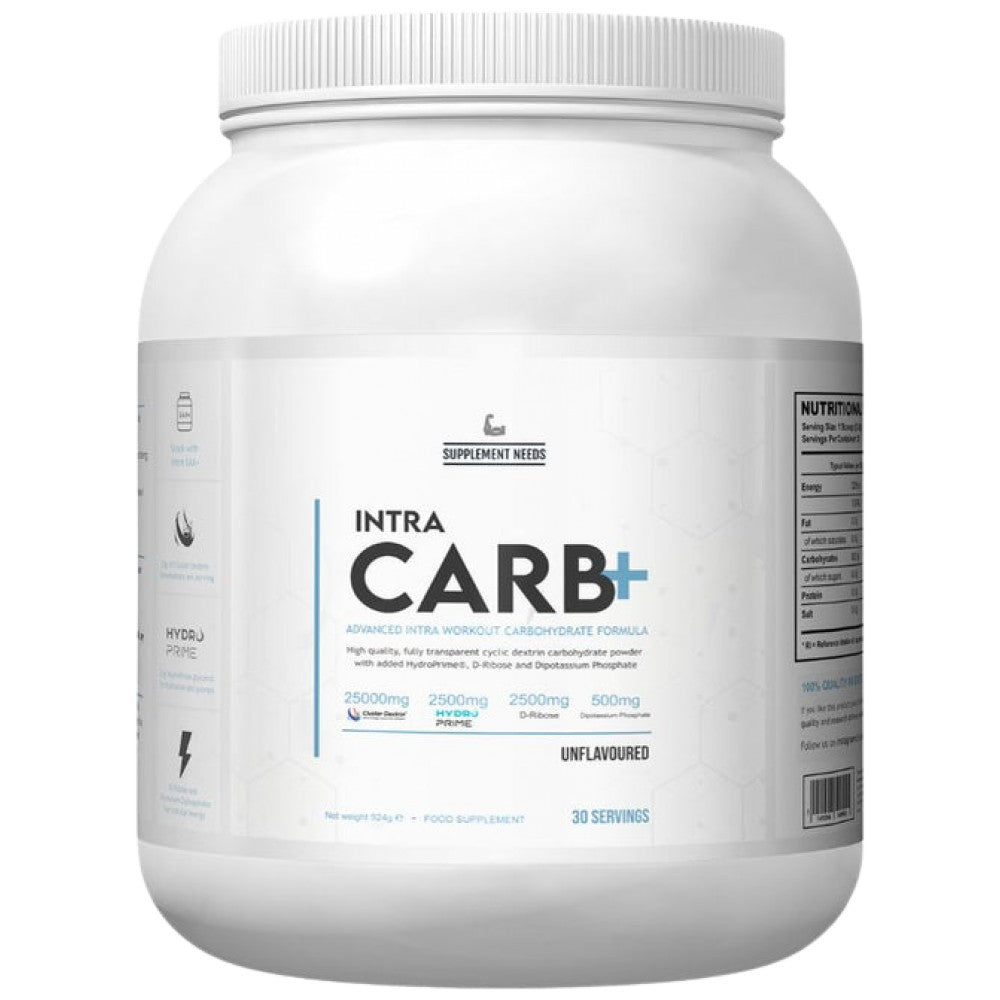 Intra glucides + | avec cluster dextrine et d-ribose 924 grammes