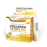 Collagène de poisson 15 000 mg avec du rétinol, de l'élastine et de l'acide hyaluronique - 20 x 25 ml