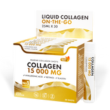 Collagène de poisson 15 000 mg avec du rétinol, de l'élastine et de l'acide hyaluronique - 30 x 25 ml